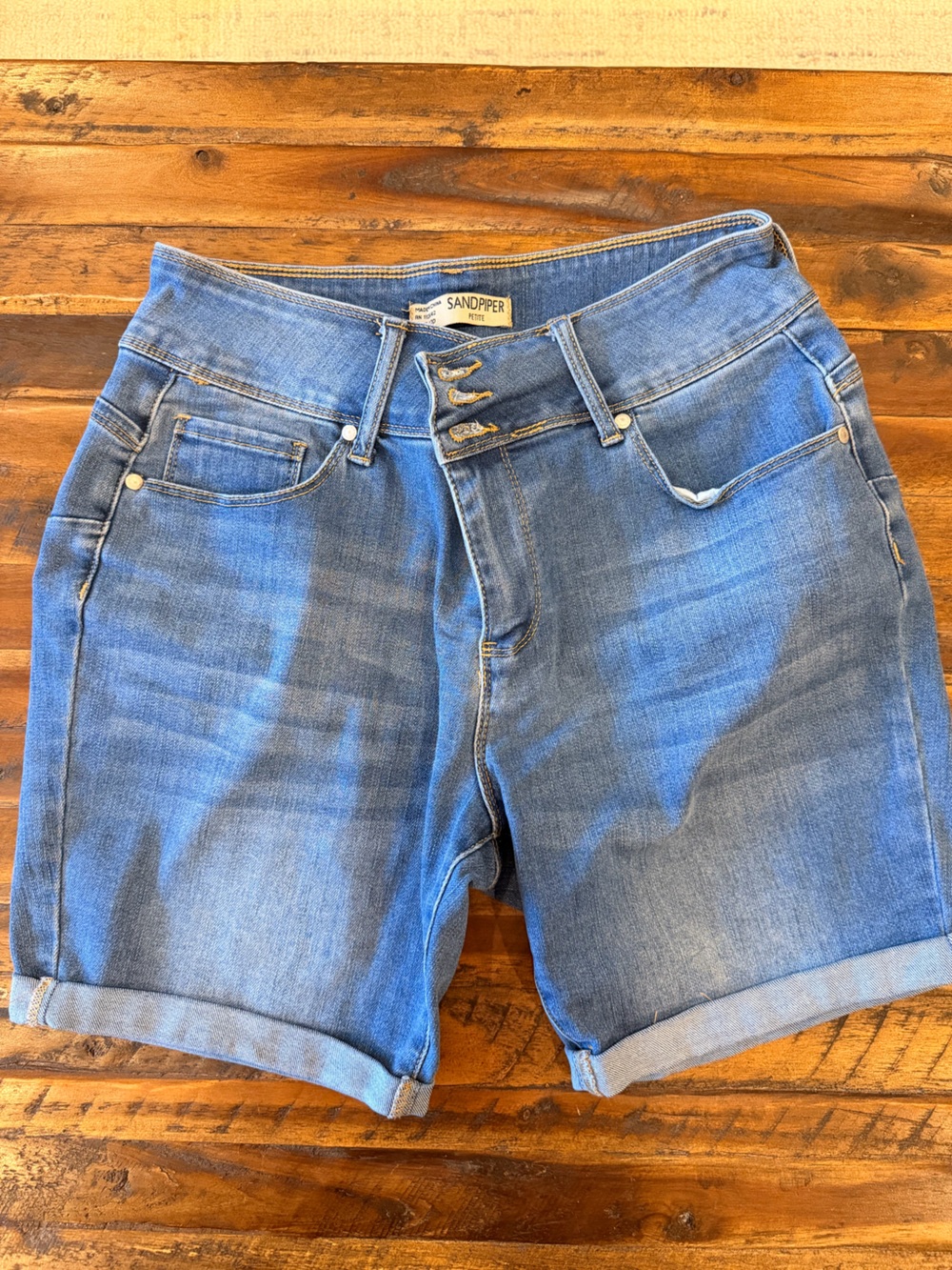 Women's Blue Denim Jean Shorts